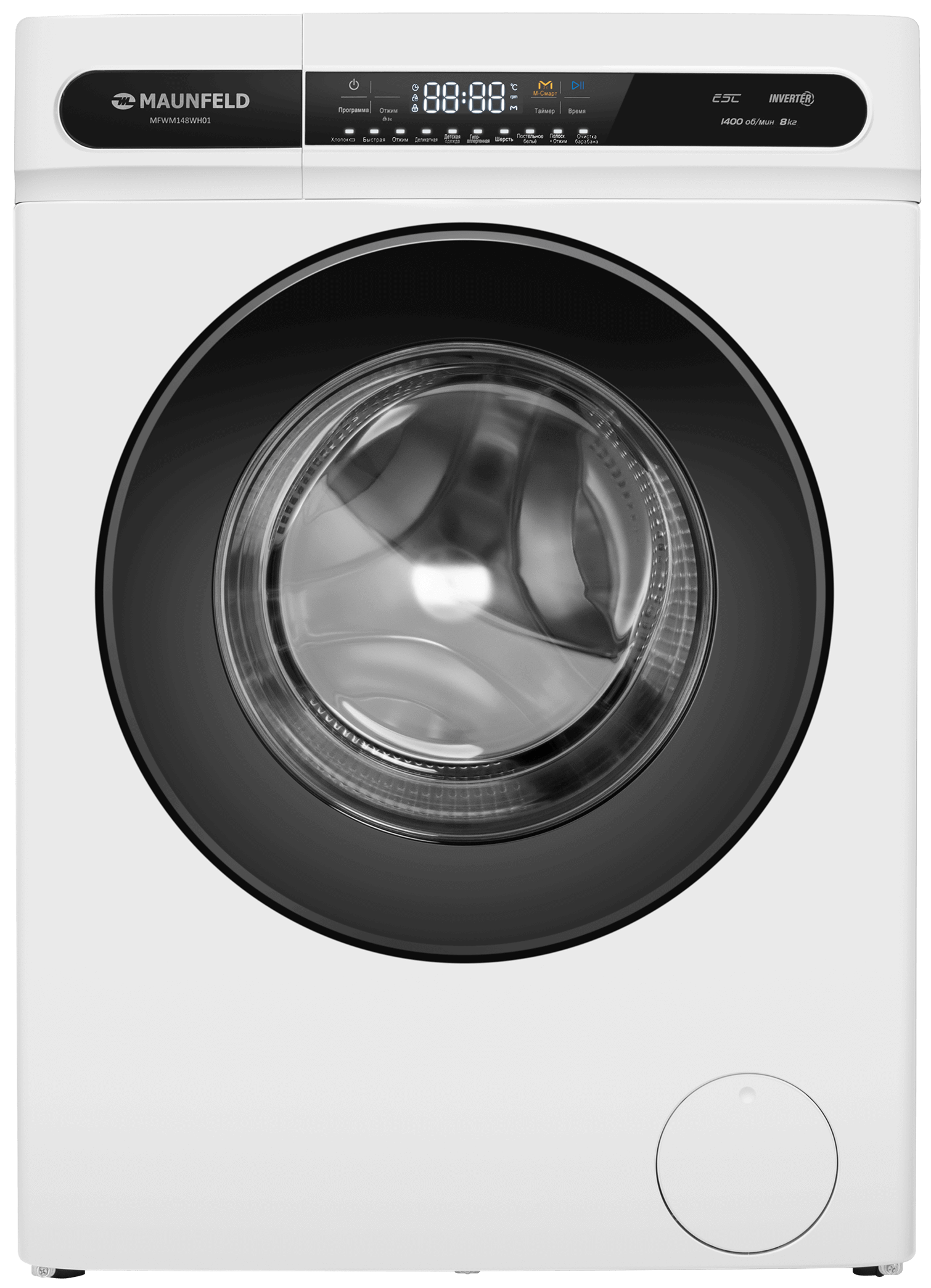 

Стиральная машина c инвертором MAUNFELD MFWM148WH01