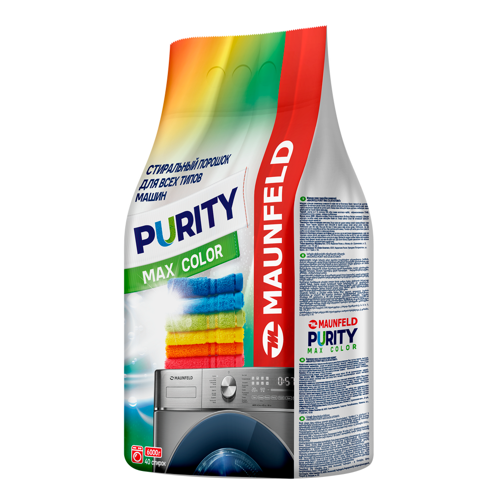 

Стиральный порошок Maunfeld Purity Max Color Automat 6000г MWP6000CA