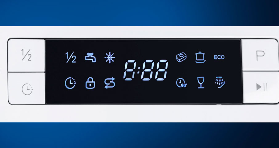 LED дисплей&nbsp;&mdash; поможет правильно выбрать программу и&nbsp;покажет оставшееся время до&nbsp;завершения цикла мойки посуды.