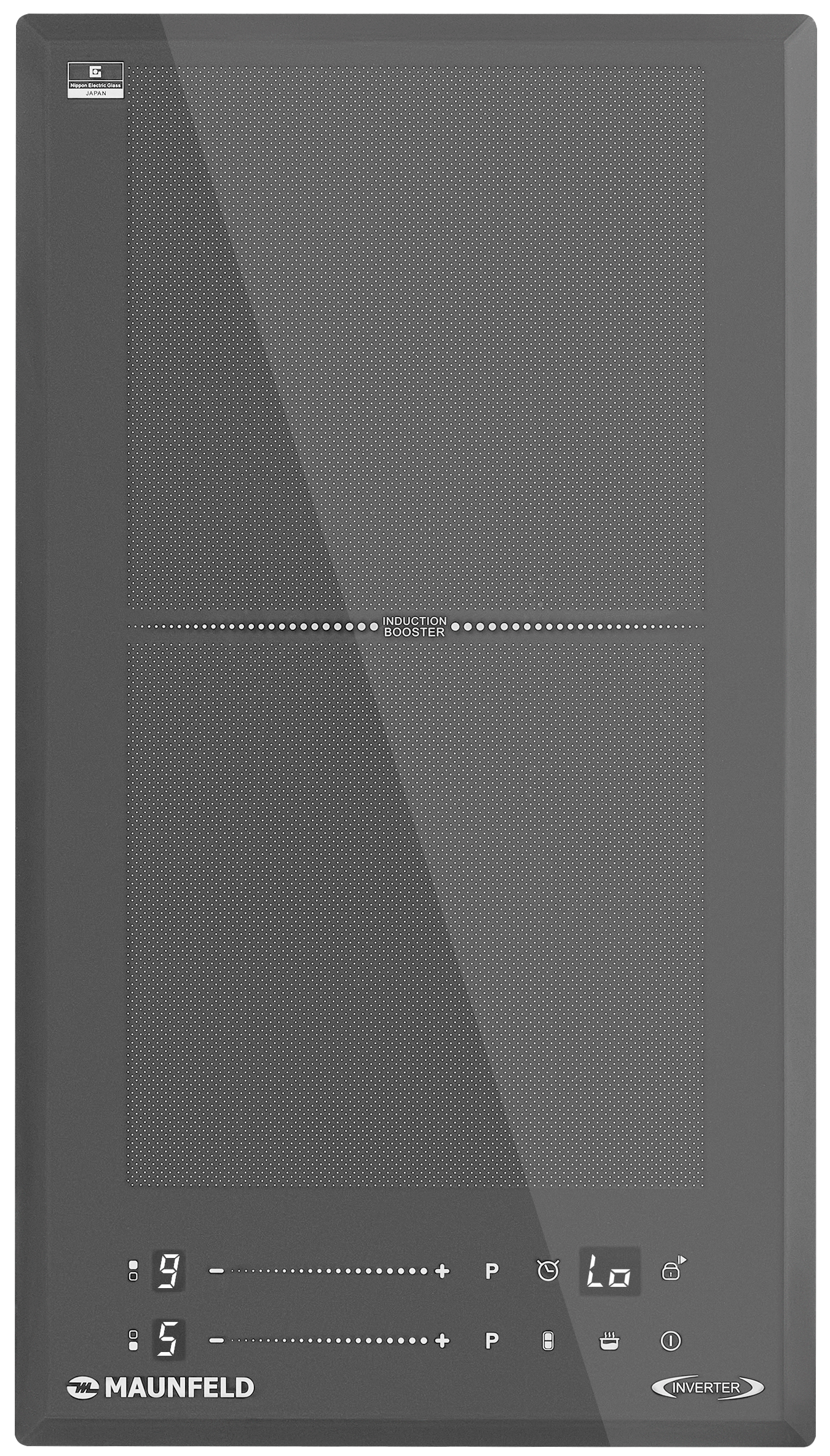 

Индукционная варочная панель MAUNFELD CVI292S2FDGR Inverter, Графитовый