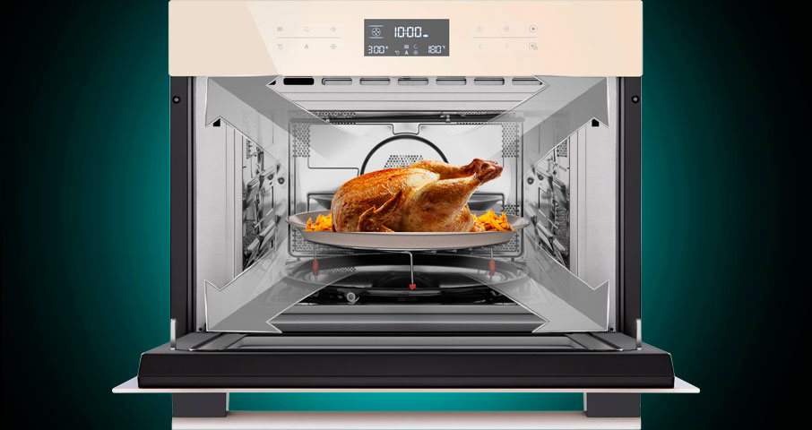 Компактный электрический духовой шкаф с&nbsp;максимальным объёмом для&nbsp;своих размеров, расширяет ваши возможности при приготовлении еды.