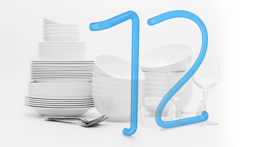 Загрузка 12&nbsp;комплектов&nbsp;&mdash; посудомоечная машина для&nbsp;большой семьи, в&nbsp;которую можно загрузить 12&nbsp;комплектов посуды.