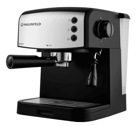 

Кофемашина рожкового типа MAUNFELD MF-734BK