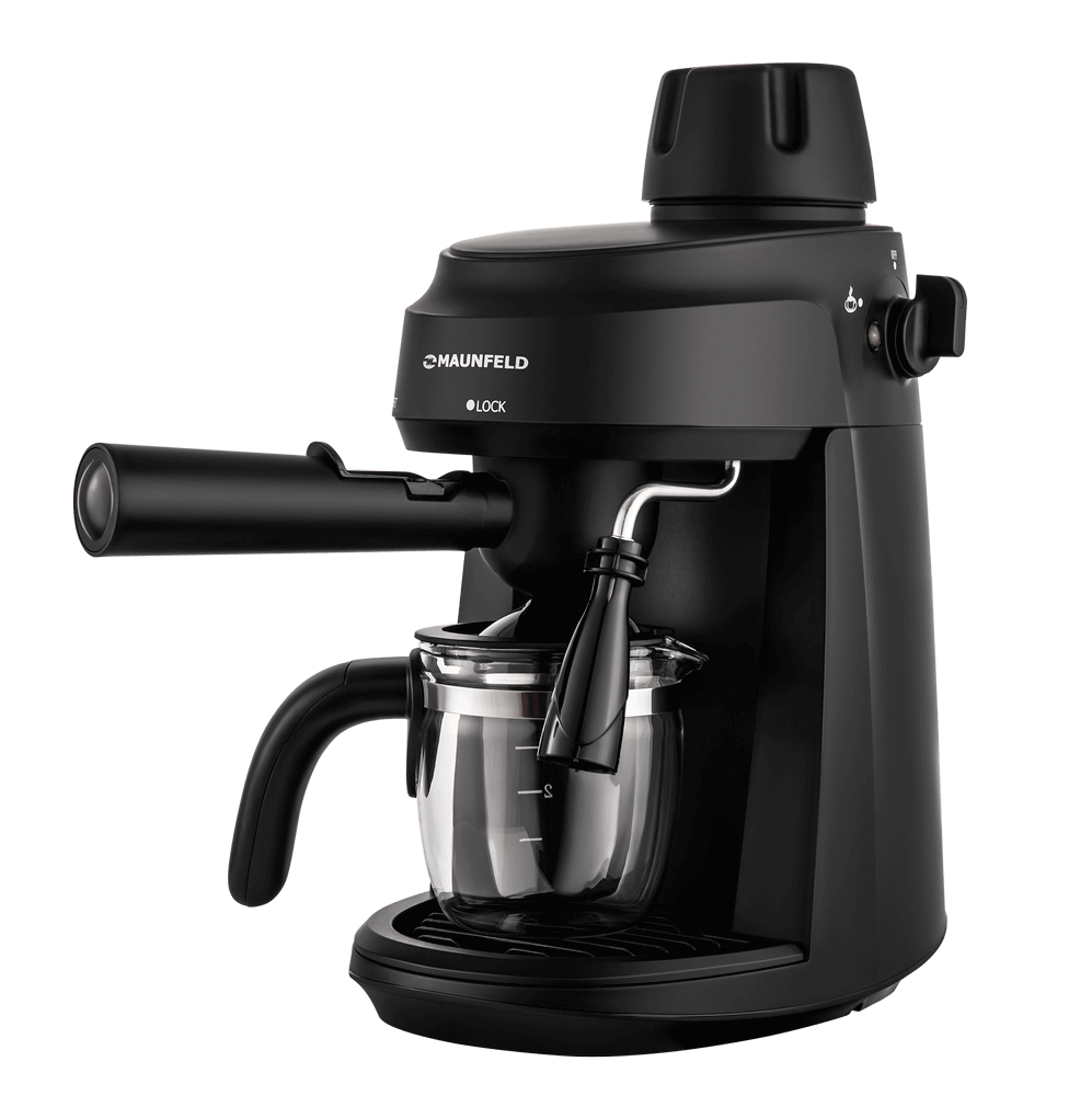 

Кофемашина рожкового типа MAUNFELD MF-733BK