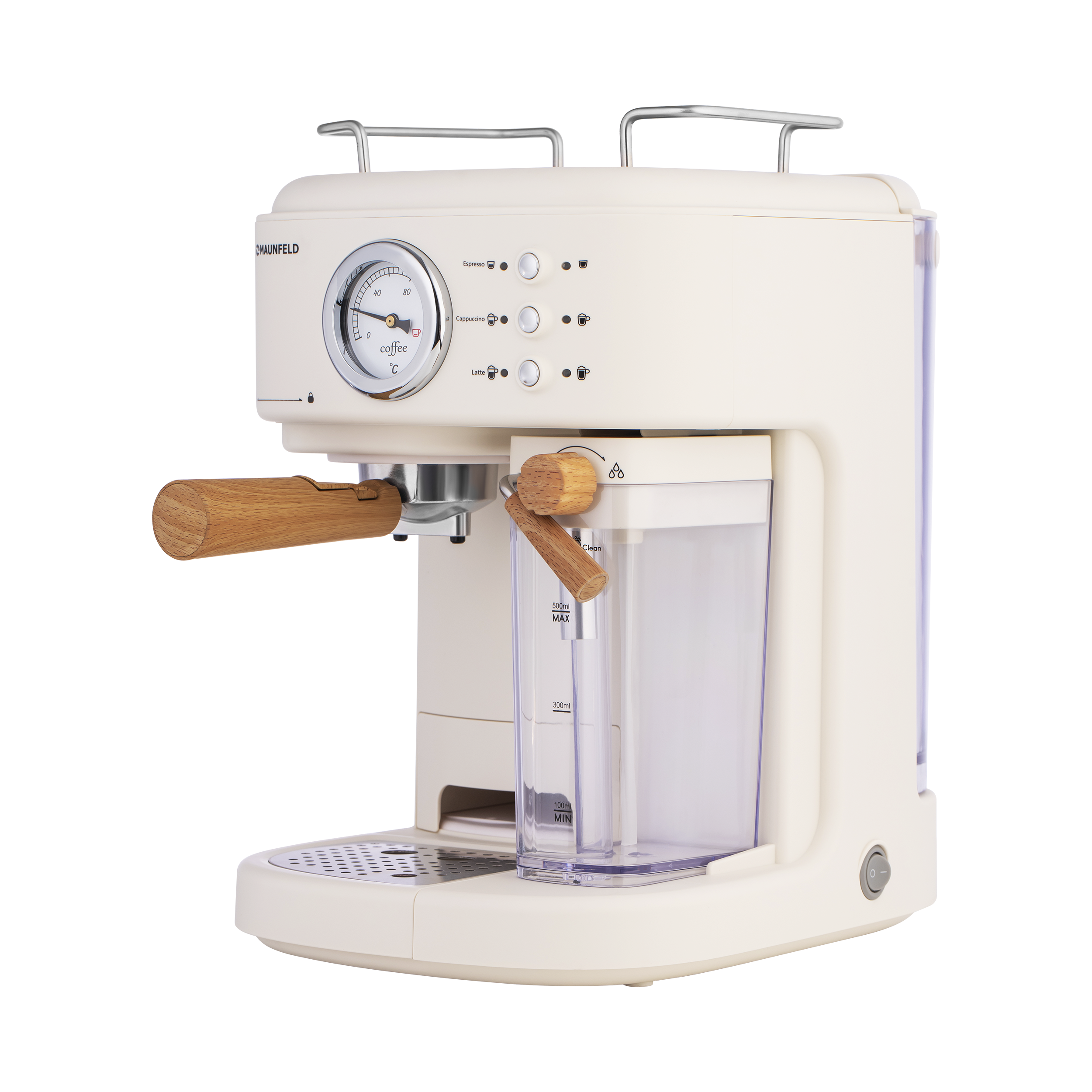 

Кофемашина рожкового типа MAUNFELD MF-737BG PRO