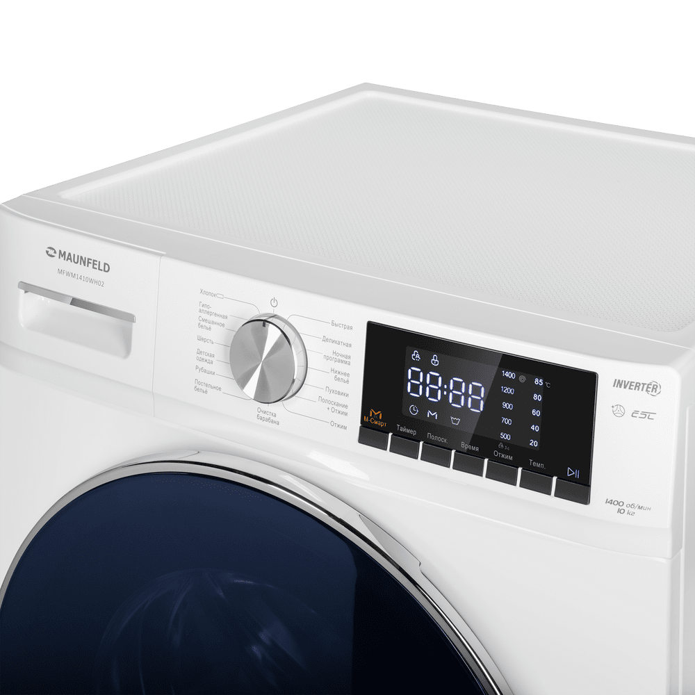 Стиральная машина c инвертором MAUNFELD MFWM1410WH02