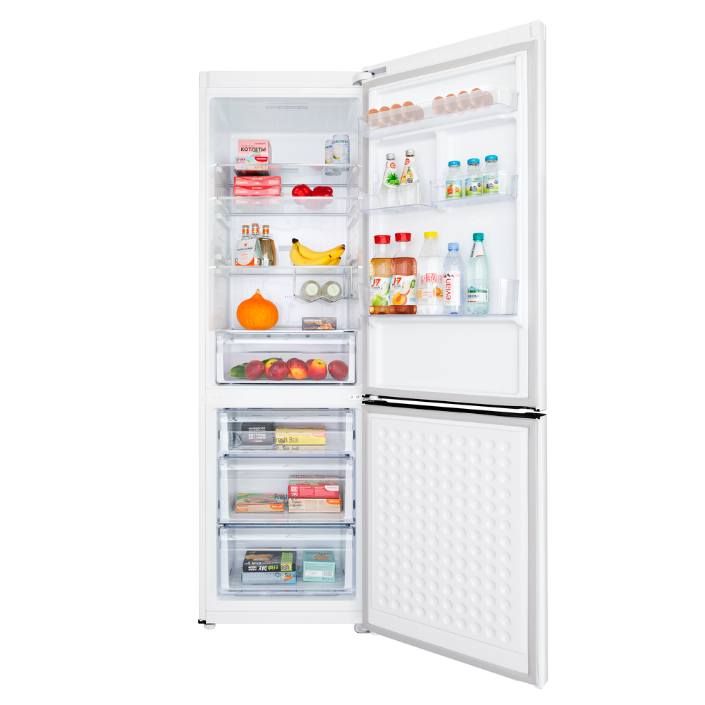 Холодильник-морозильник MAUNFELD MFF195NFW10