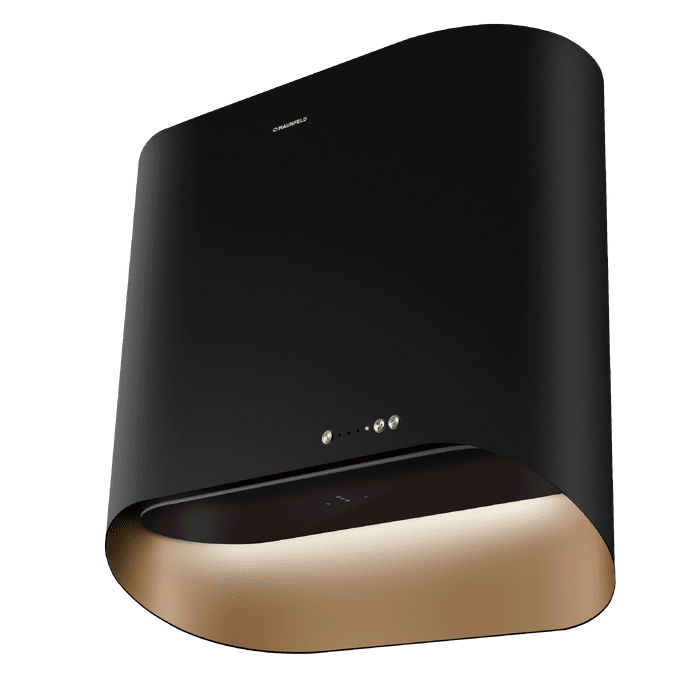 Кухонная вытяжка MAUNFELD GUNA 60&nbsp;чёрный антрацит с&nbsp;золотом