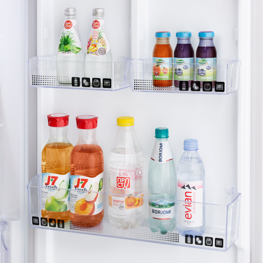 Холодильник-морозильник с инвертором MAUNFELD MFF195NFIS10