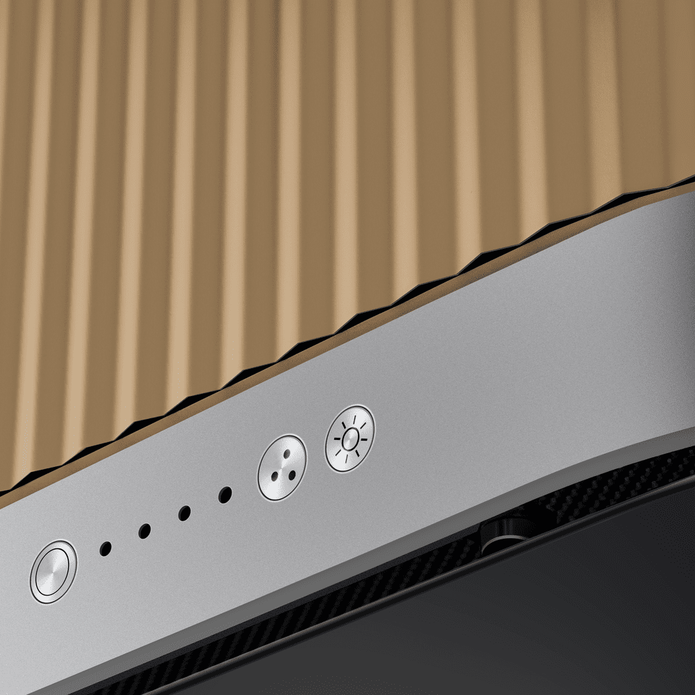 Кухонная вытяжка MAUNFELD MURANO 80 золотой