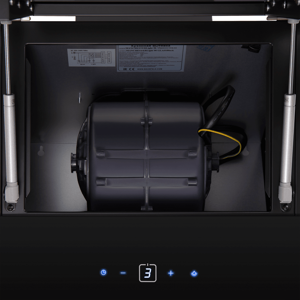 Кухонная вытяжка MAUNFELD Manchester Light 90 черный