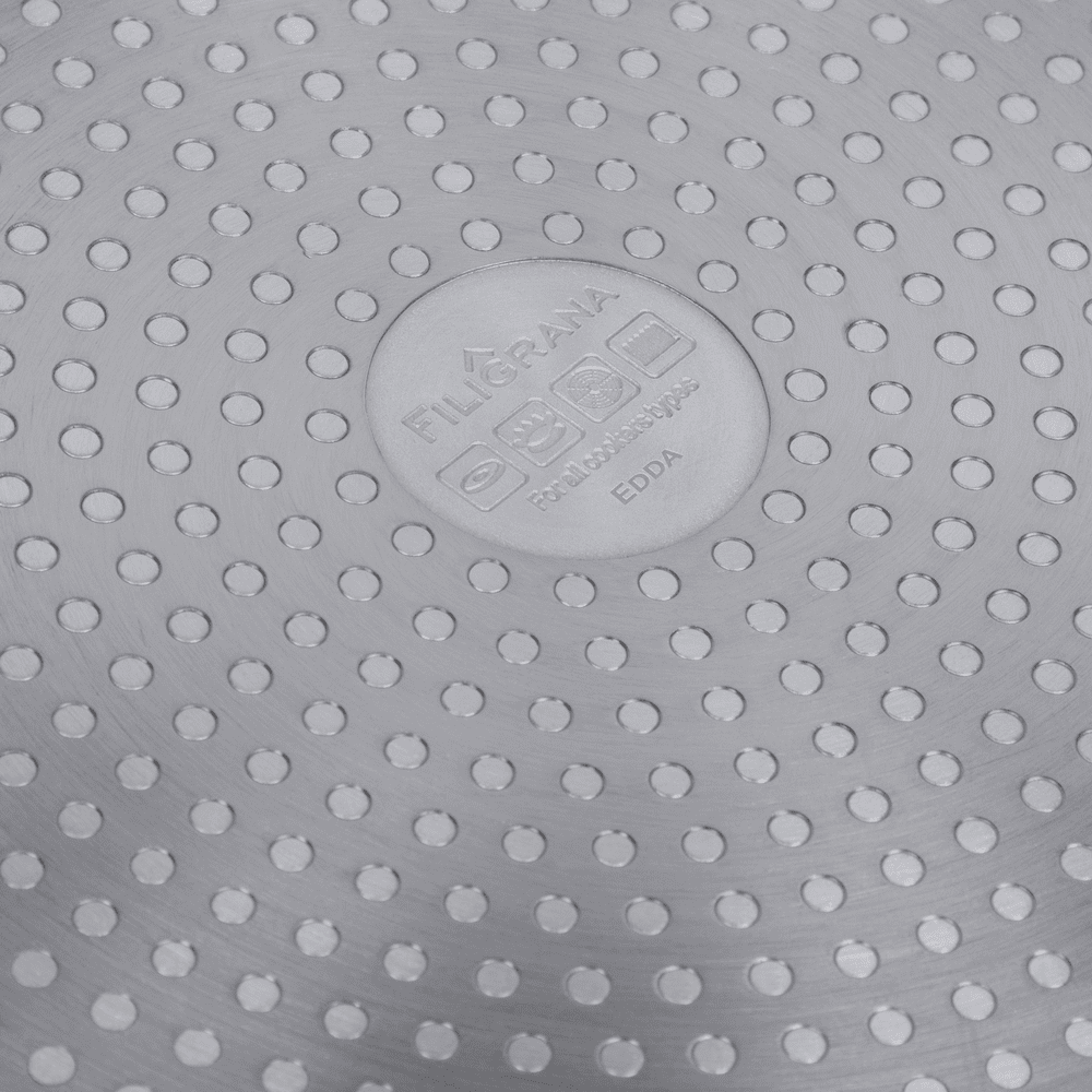 Сковорода глубокая FILIGRANA EDDA FG24EDD01DF из кованого алюминия, 24 см