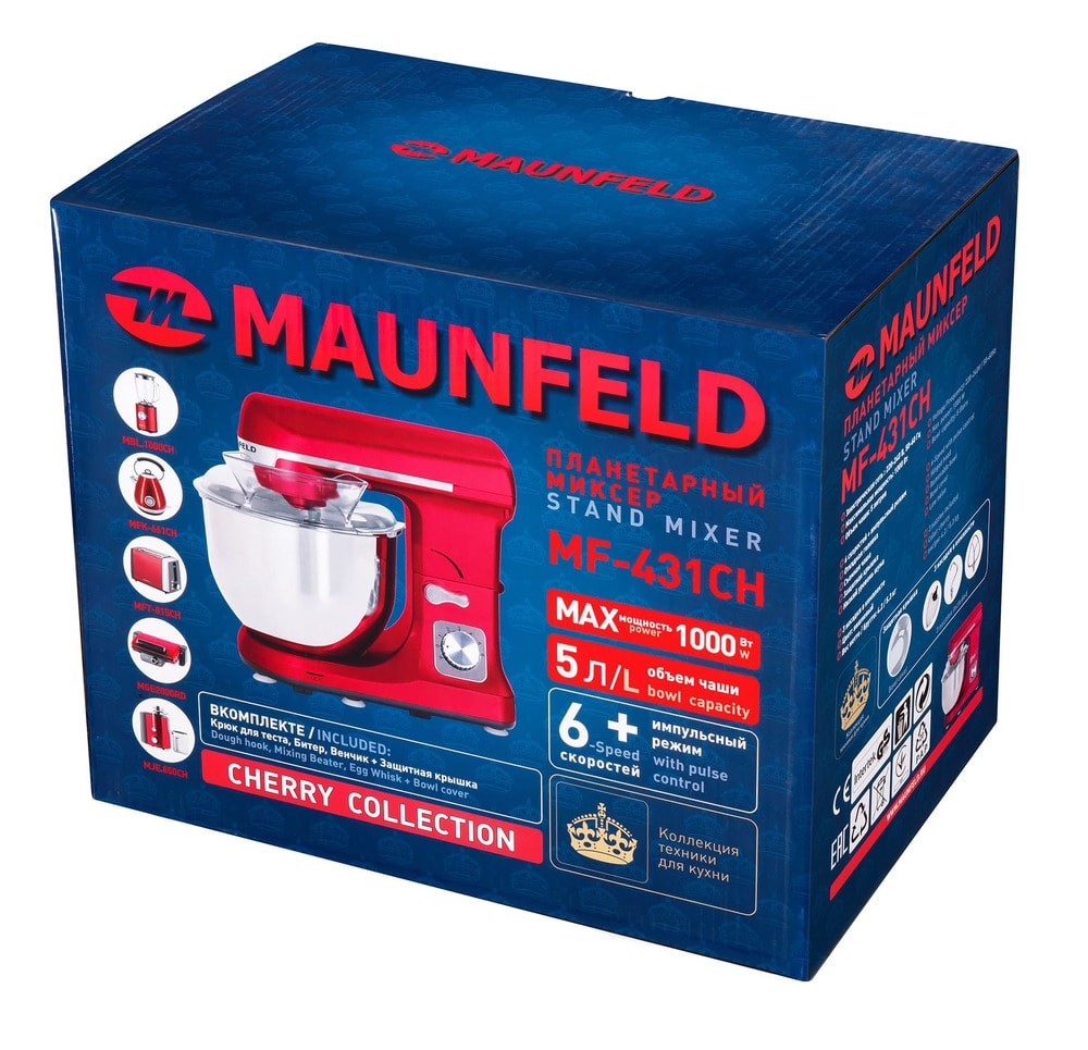 Миксер планетарный MAUNFELD MF-431CH