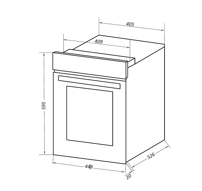 Шкаф духовой электрический MAUNFELD EOEC516S
