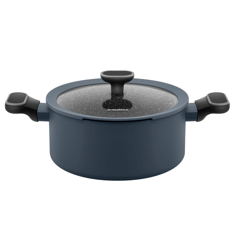 Кастрюля MAUNFELD FRIDA MCS29FA02DG из кованого алюминия со стеклянной крышкой, 20 см, 2,9 л. Кастрюля MAUNFELD FRIDA MCS29FA02DG из кованого алюминия со стеклянной крышкой, 20 см, 2,9 л.