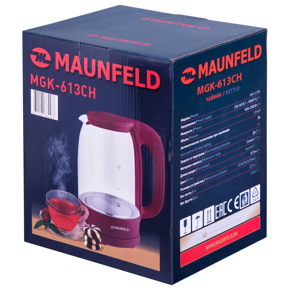 Чайник MAUNFELD MGK-613CH
