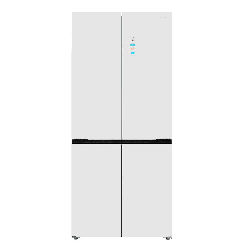 Холодильник с инвертором MAUNFELD MFF190NFDPW Matt Inverter