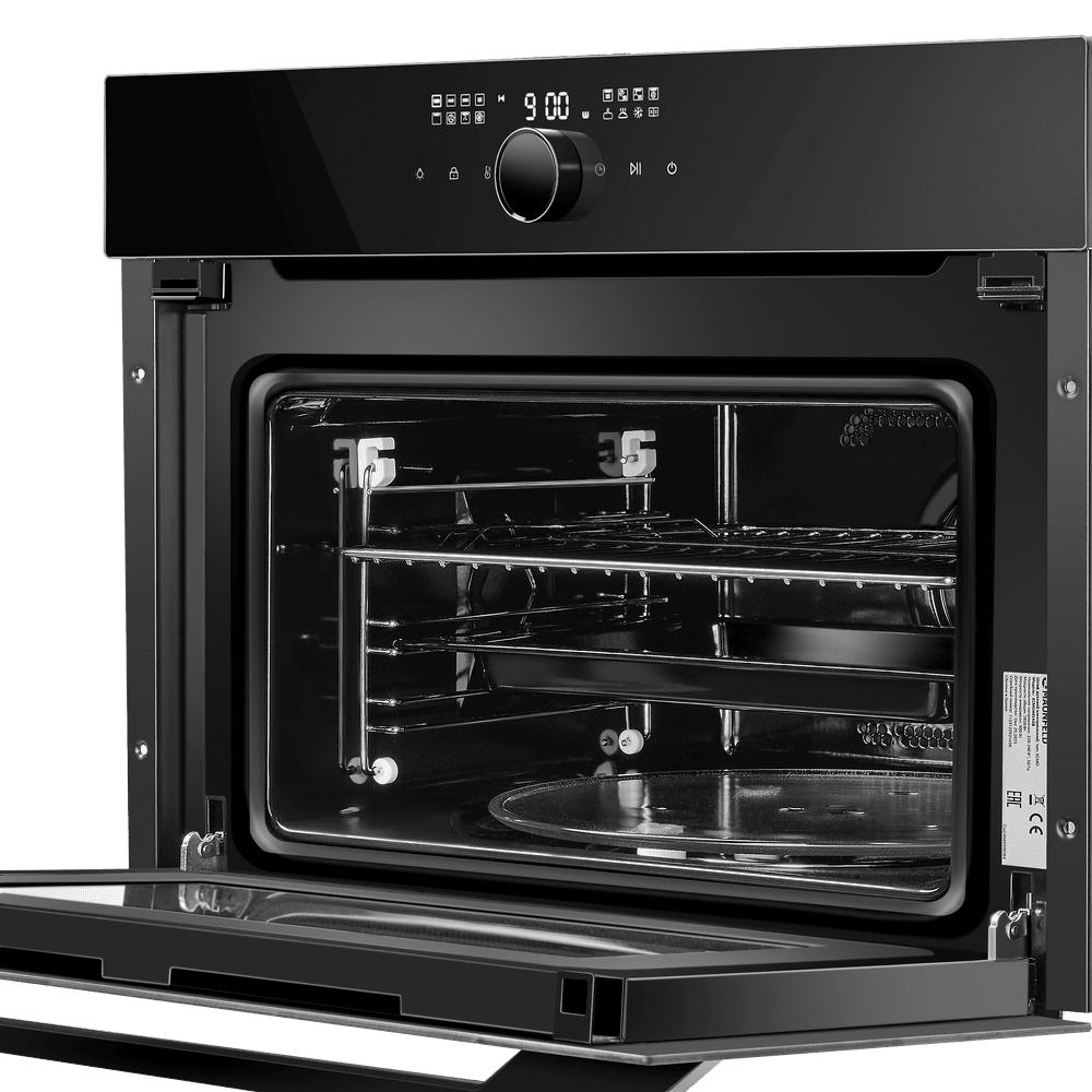Компактный духовой шкаф с функцией СВЧ MAUNFELD XCMO4418GB Glossy