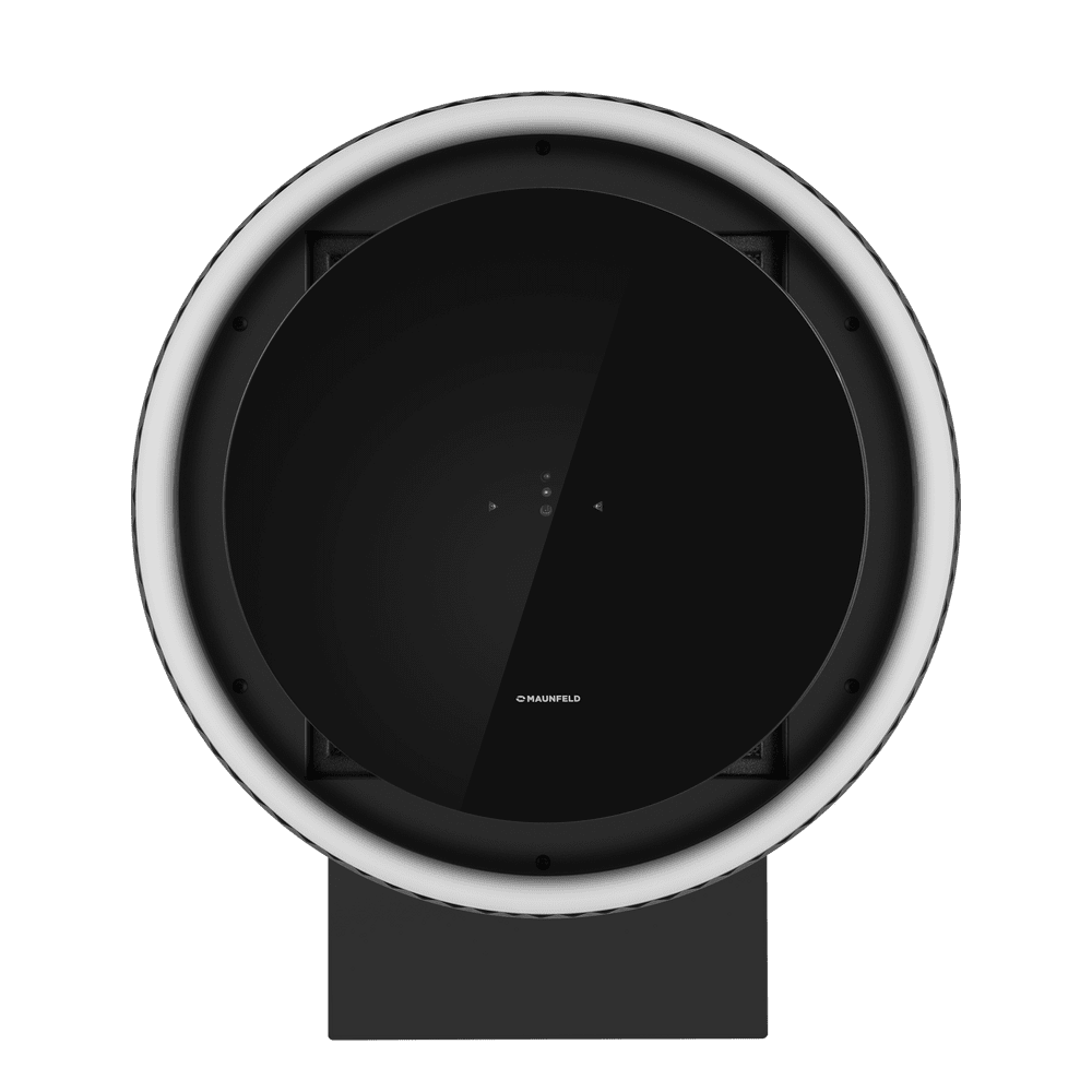 Кухонная вытяжка MAUNFELD EDELWEISS 39 WALL чёрный антрацит