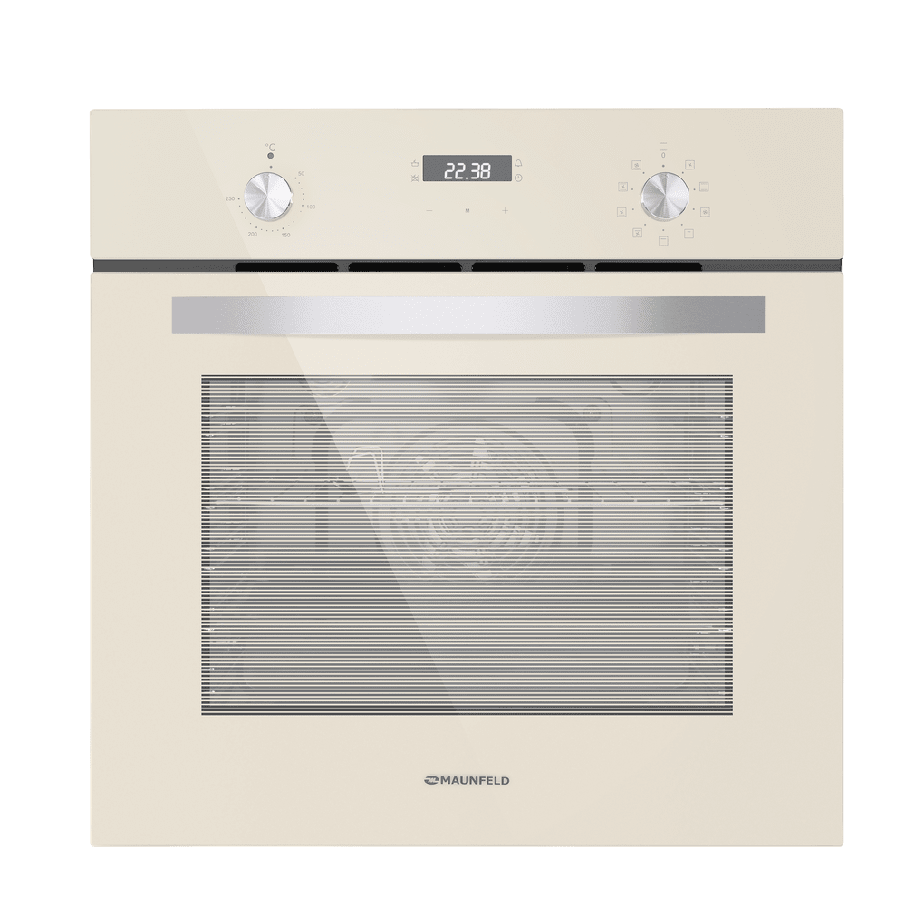 Электрический бежевый духовой шкаф 60 см с режимом конвекции Электрический бежевый духовой шкаф 60 см с режимом конвекции