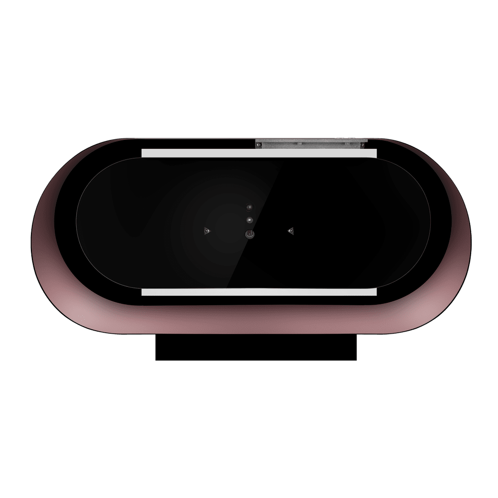 Кухонная вытяжка MAUNFELD GUNA 60 чёрный антрацит с розовым золотом