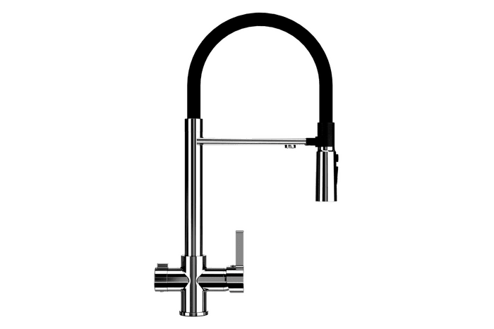 Кухонный смеситель MAUNFELD MFQT-26CHR хром