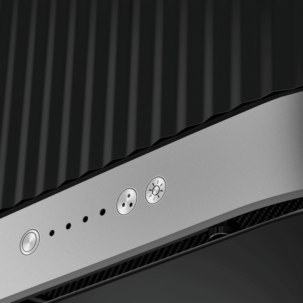 Кухонная вытяжка MAUNFELD MURANO 80 чёрный антрацит