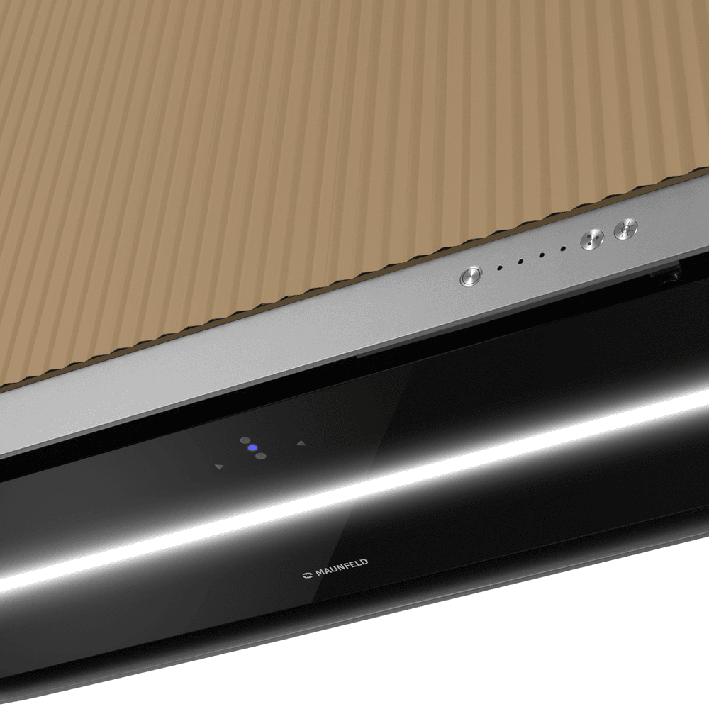 Кухонная вытяжка MAUNFELD MURANO 80 золотой