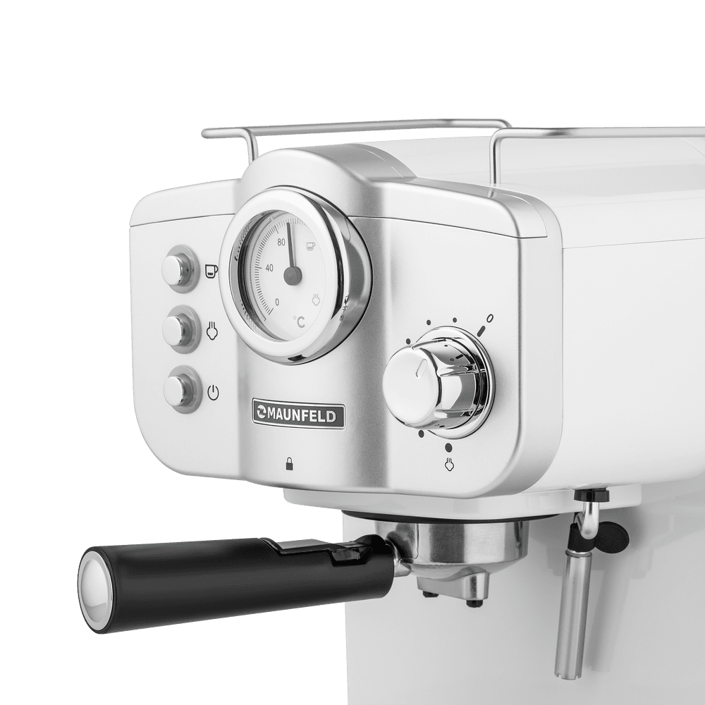 Кофемашина рожкового типа MAUNFELD MF-735WH PRO