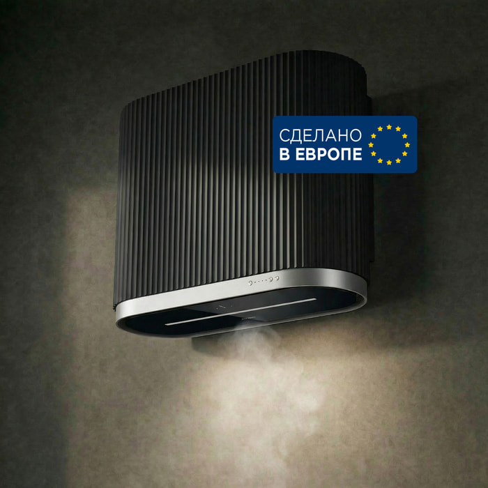 Кухонная вытяжка MAUNFELD MURANO 80 чёрный антрацит