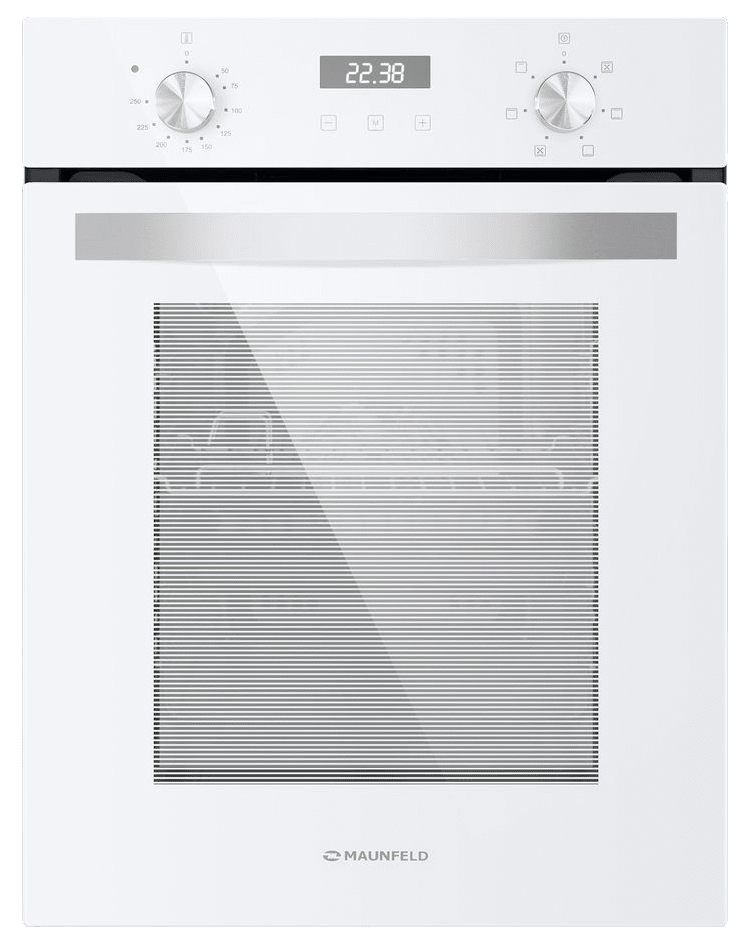 Электрический  черный духовой шкаф 45 см с режимом конвекции