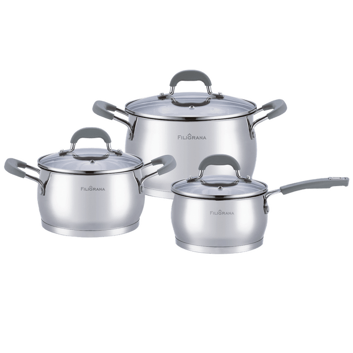 Набор посуды из нержавеющей стали FILIGRANA COLETTE FG125CLT01ST (6 предметов)