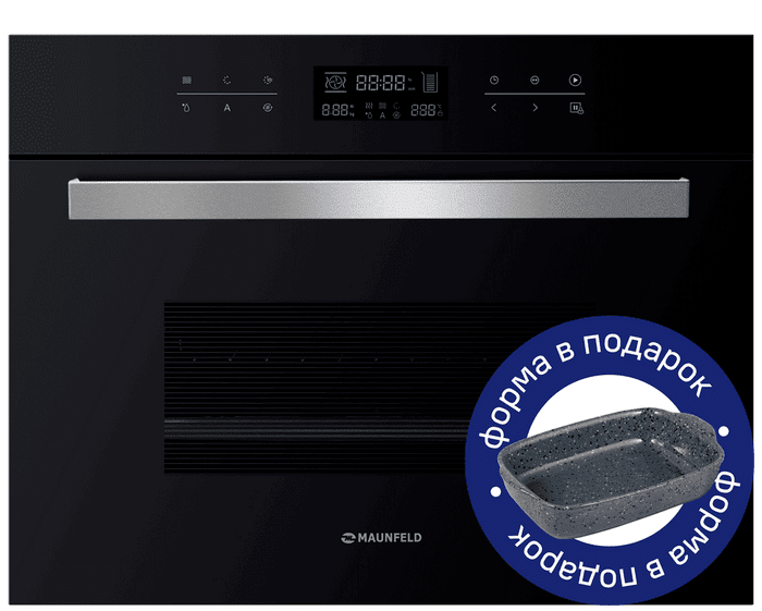 Шкаф духовой электрический с функцией СВЧ MAUNFELD MCMO.44.9GB