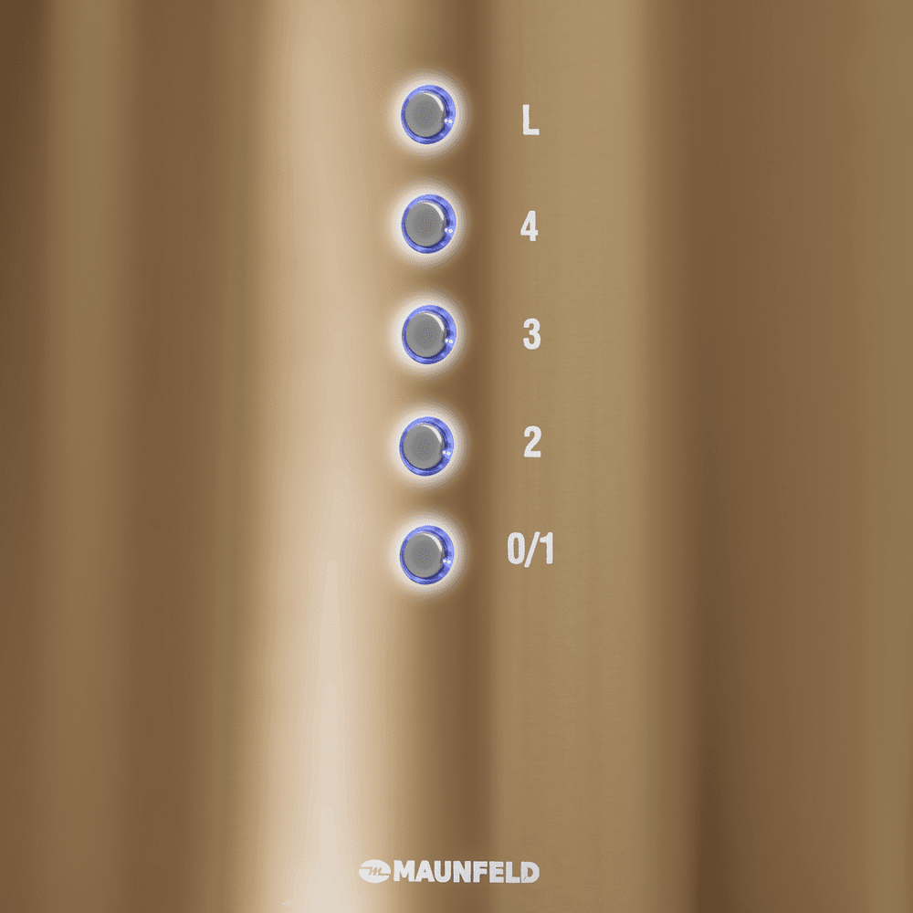 Кухонная вытяжка MAUNFELD  Lee Wall 39 золотой (глянец)