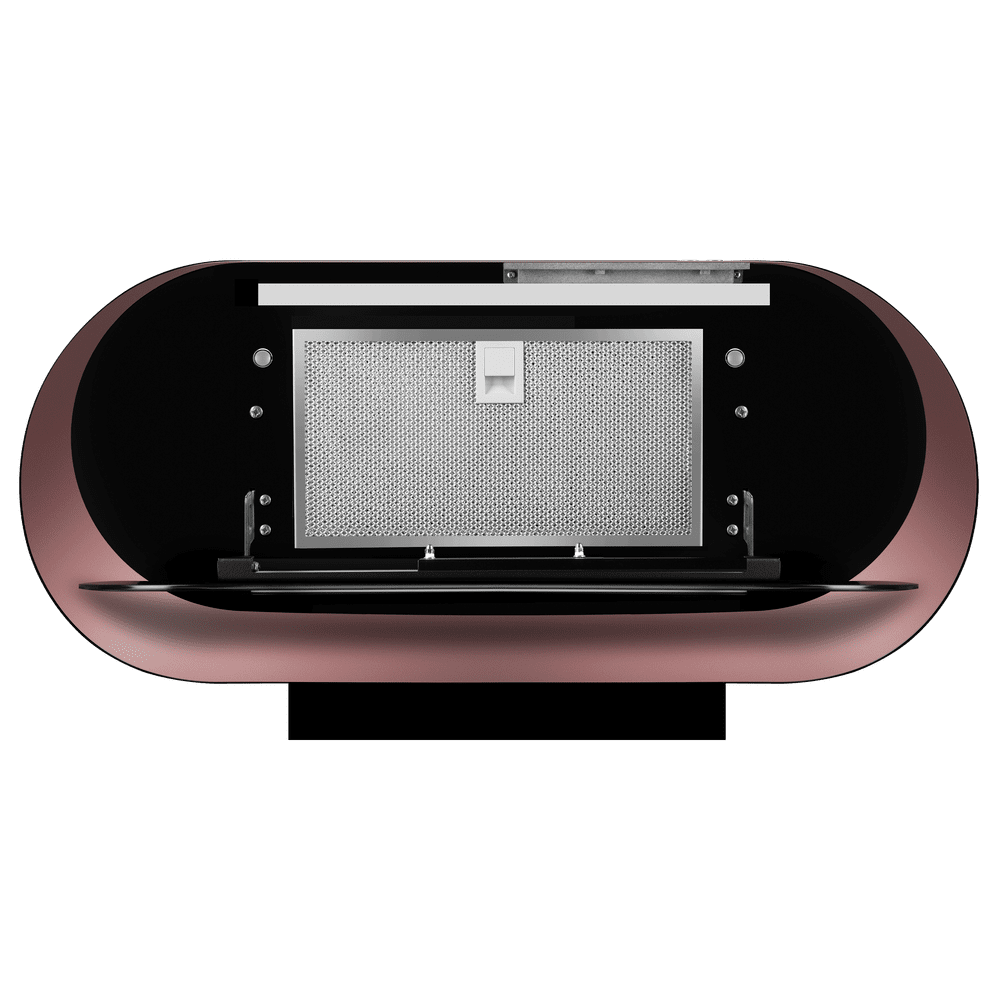 Кухонная вытяжка MAUNFELD GUNA 60 чёрный антрацит с розовым золотом