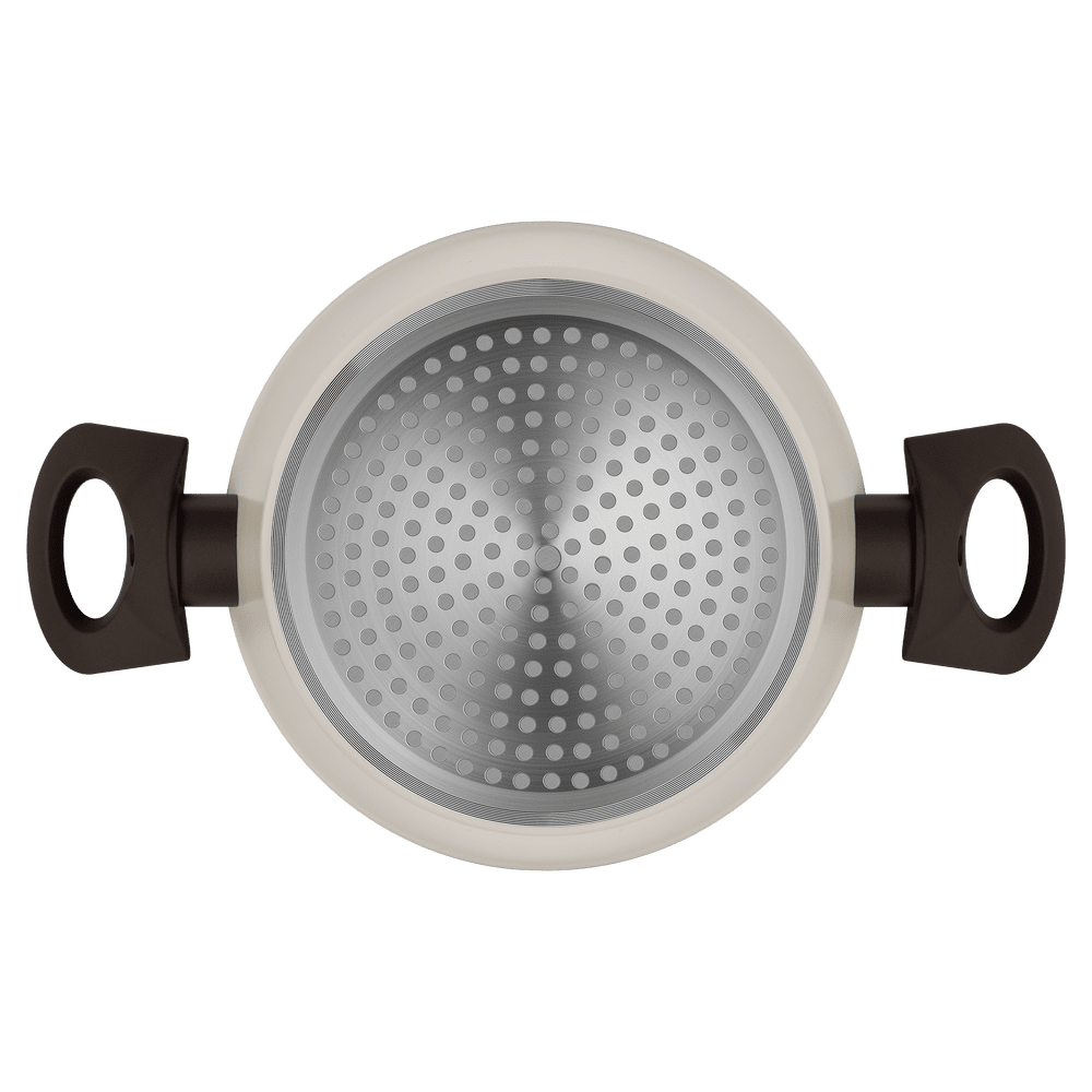 Кастрюля FILIGRANA EDDA FG24EDD01CS из кованого алюминия со стеклянной крышкой, 24 см