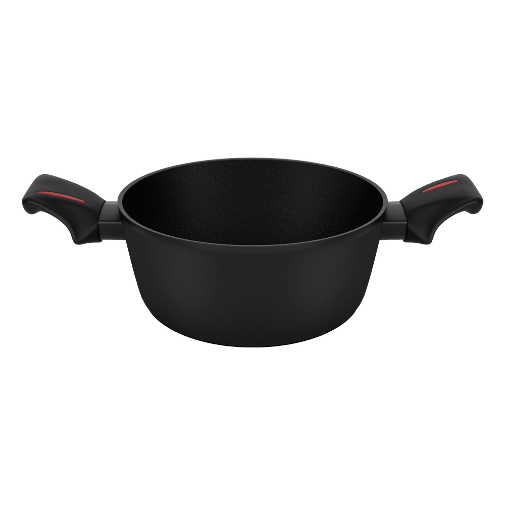 Кастрюля FILIGRANA CARITA FG20CRT01CS из кованого алюминия со стеклянной крышкой, 20 см