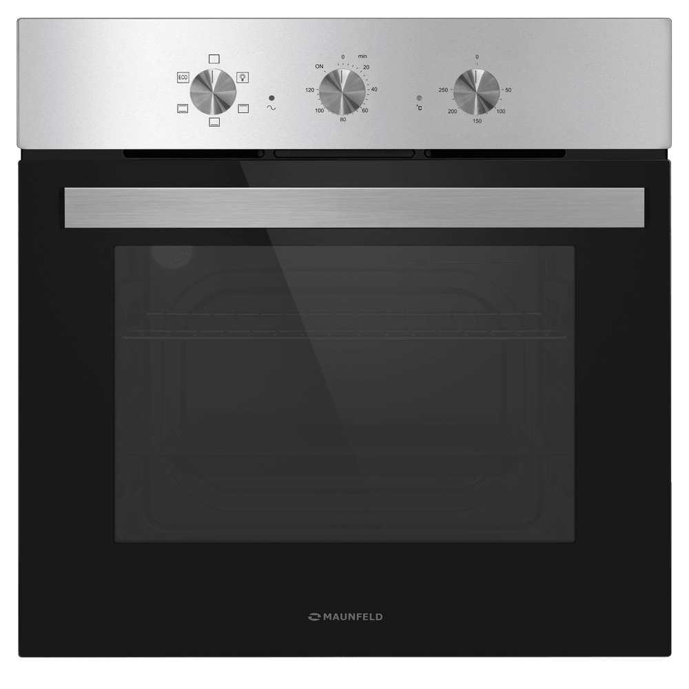 Электрический  серый духовой шкаф 60 см