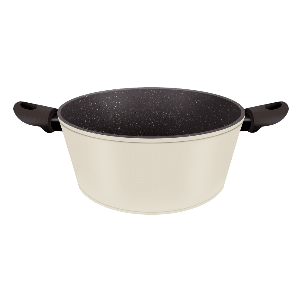 Кастрюля FILIGRANA EDDA FG24EDD01CS из кованого алюминия со стеклянной крышкой, 24 см