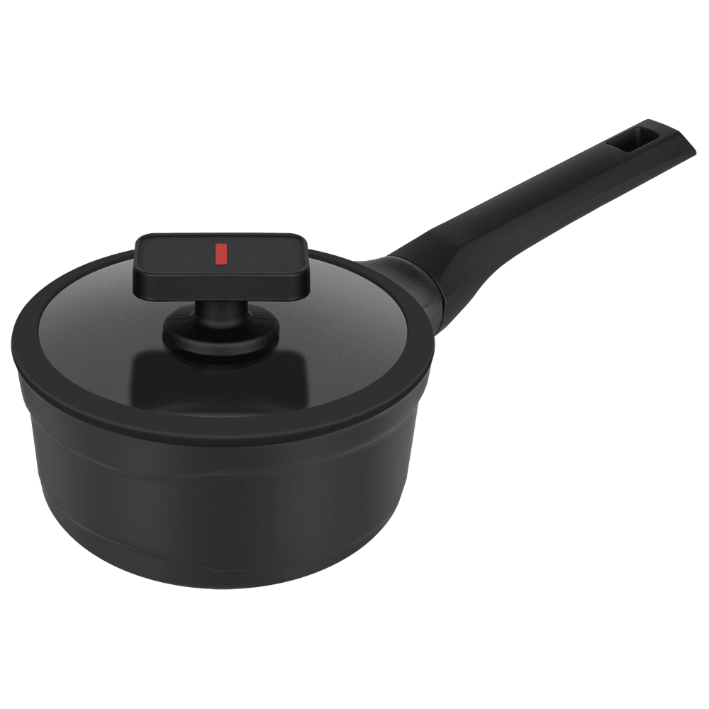 Ковш с крышкой MAUNFELD AURORA MF16ARR1SP из литого алюминия, 16*8 см