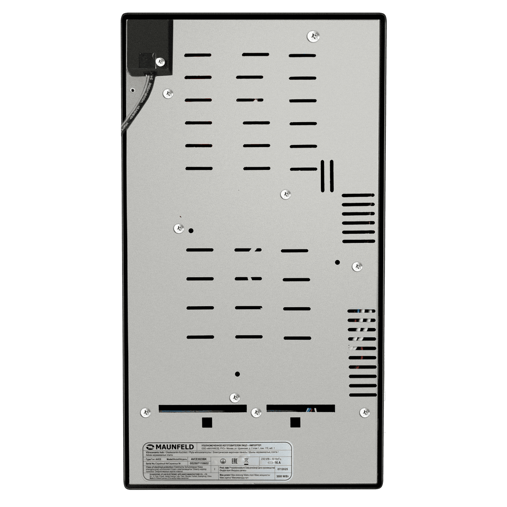 Электрическая варочная панель MAUNFELD AVCE3022DBK