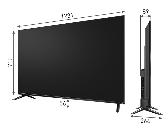 Телевизор MAUNFELD MLT55USX02