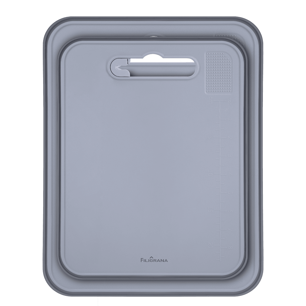 Набор из двух разделочных досок FILIGRANA BATTY FG37CG33CB, 37,5*28,3*1 см, 33,3*25,2*1 см, серый