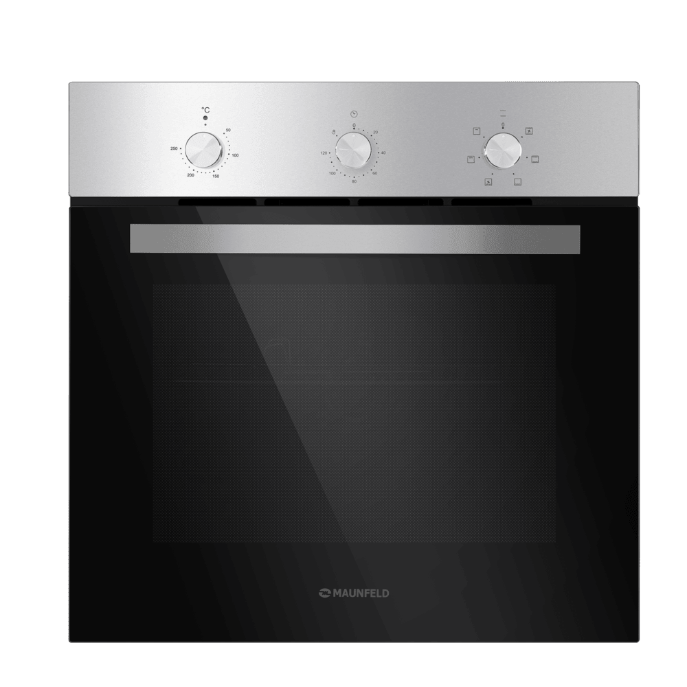 Электрический  черный духовой шкаф 60 см с режимом конвекции