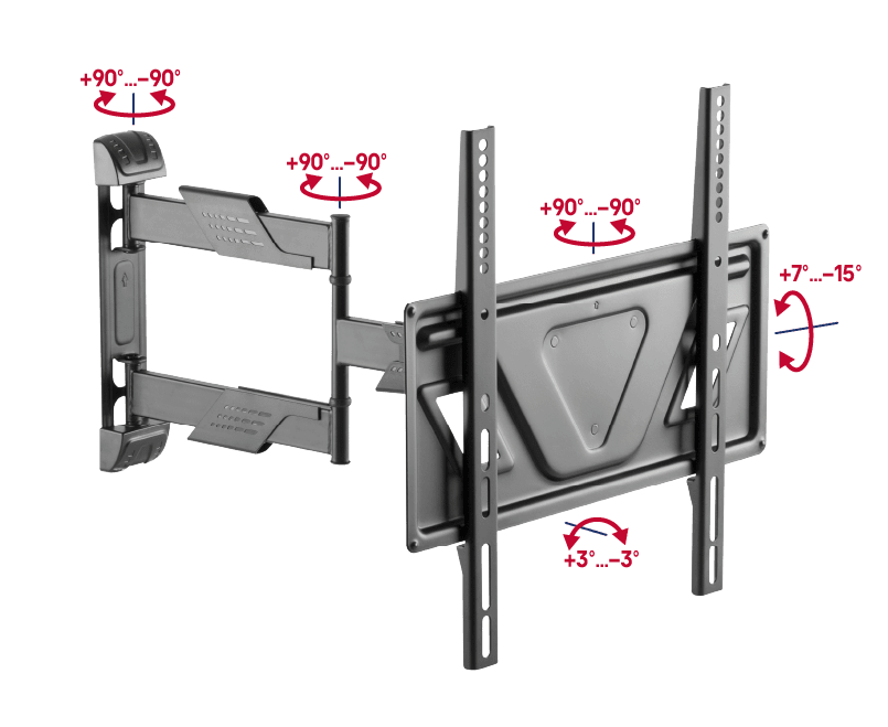 Кронштейн для ТВ наклонно-поворотный MAUNFELD MTM-3255FMDS