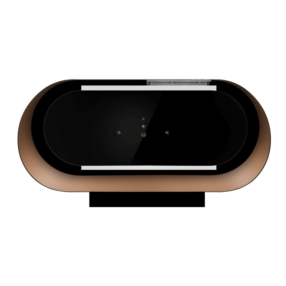 Кухонная вытяжка MAUNFELD GUNA 60 чёрный антрацит с золотом