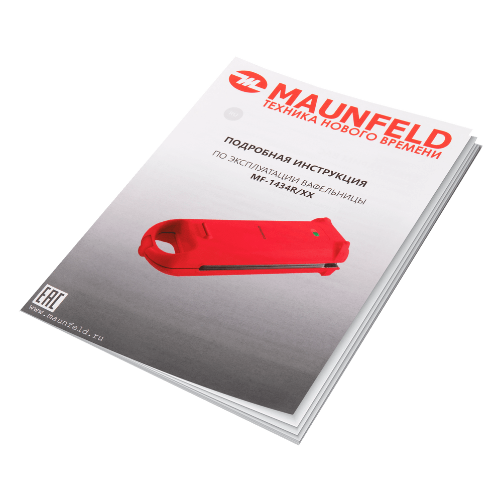 Вафельница MAUNFELD MF-1434R