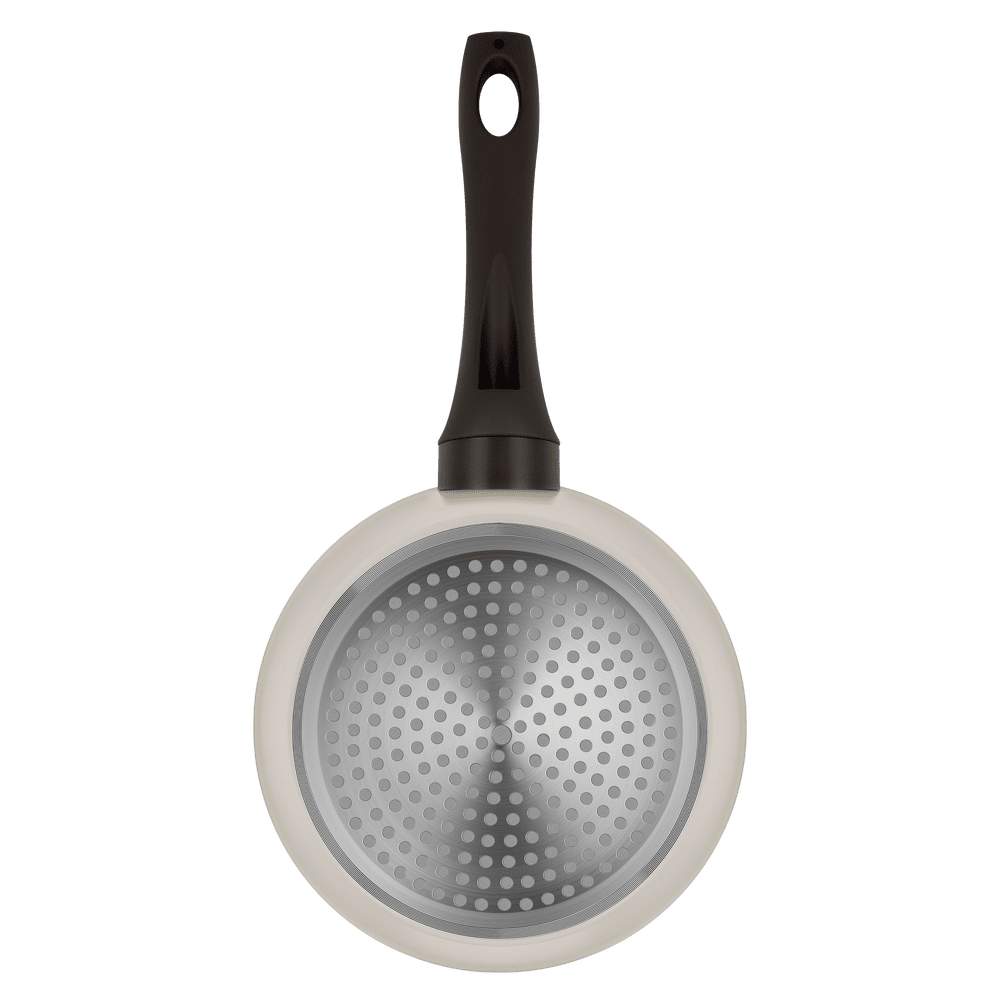 Ковш FILIGRANA EDDA FG18EDD01SP из кованого алюминия со стеклянной крышкой, 18 см