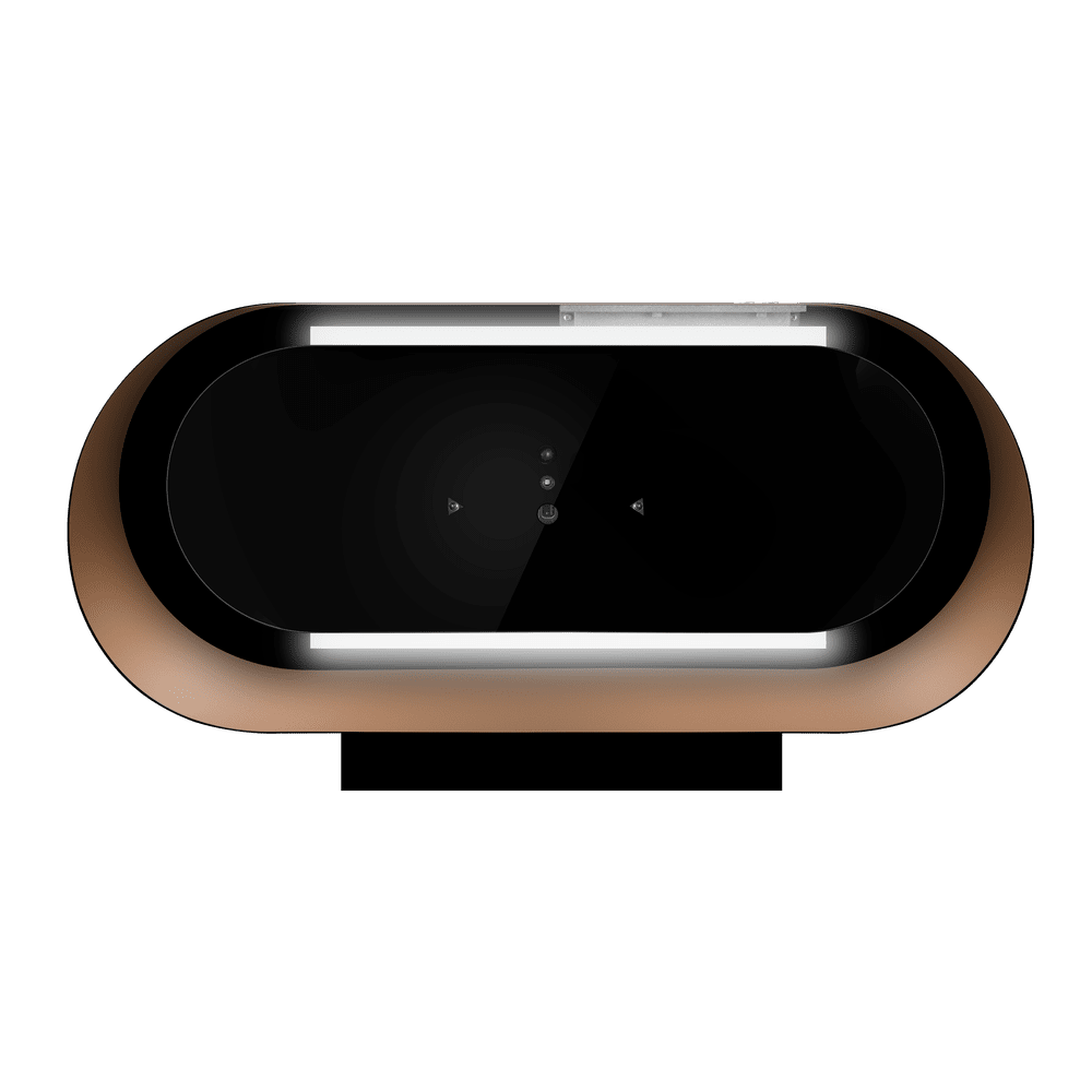 Кухонная вытяжка MAUNFELD GUNA 60 чёрный антрацит с золотом