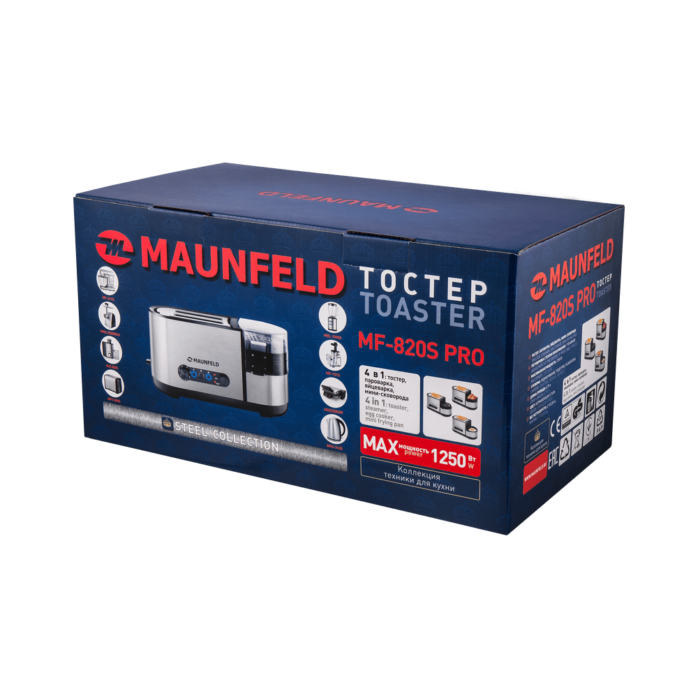Тостер MAUNFELD MF-820S PRO